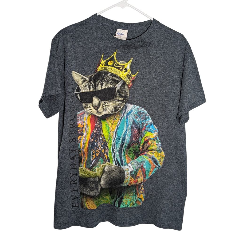 Everyday Struggle Notorious Cat Biggie Graphic Tee Shirt Men's M